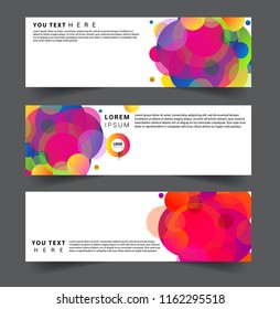 Vector abstract design banner web template. set of design brochure, banner, voucher vector template EPS 10.
