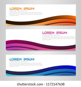 Vector abstract design banner web template.design of flyers, banners, brochures and cards template,Banner design for business presentation,Header template