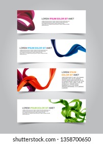 Vector Abstract design banner web template