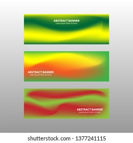 Vector abstract design banner web template. - Vector