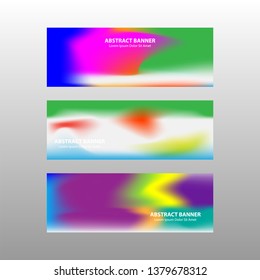 Vector abstract design banner web template. - Vector