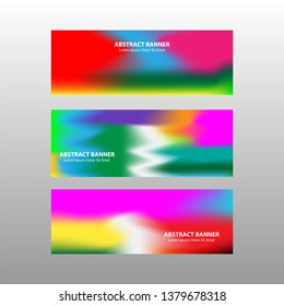 Vector abstract design banner web template. - Vector