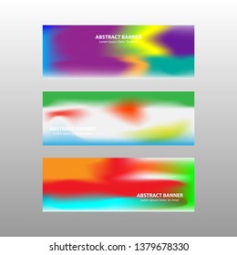 Vector abstract design banner web template. - Vector