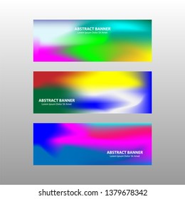 Vector abstract design banner web template. - Vector