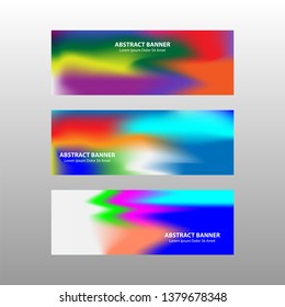 Vector abstract design banner web template. - Vector