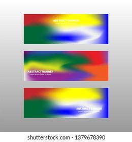 Vector abstract design banner web template. - Vector