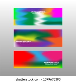 Vector abstract design banner web template. - Vector