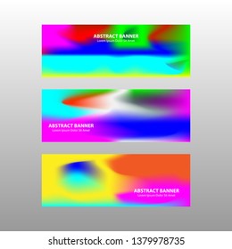 Vector abstract design banner web template. - Vector