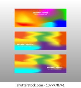 Vector abstract design banner web template. - Vector