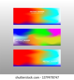 Vector abstract design banner web template. - Vector