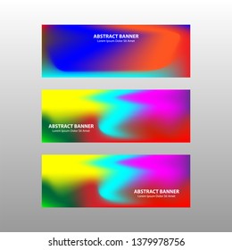 Vector abstract design banner web template. - Vector