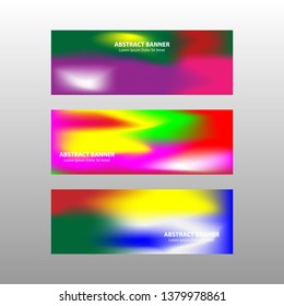 Vector abstract design banner web template. - Vector