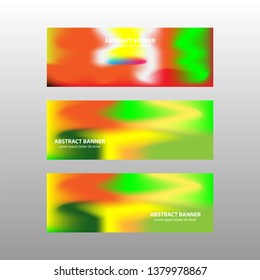 Vector abstract design banner web template. - Vector