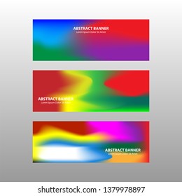 Vector abstract design banner web template. - Vector