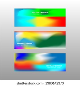 Vector abstract design banner web template. - Vector