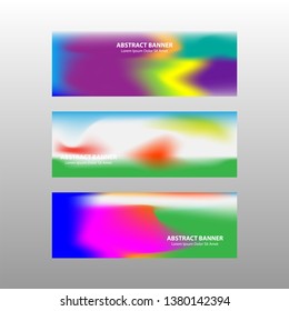 Vector abstract design banner web template. - Vector