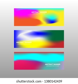 Vector abstract design banner web template. - Vector