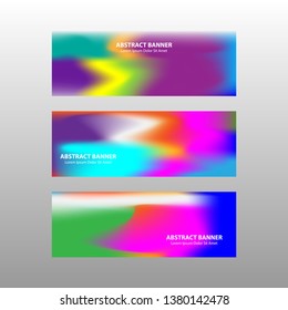 Vector abstract design banner web template. - Vector