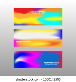 Vector abstract design banner web template. - Vector