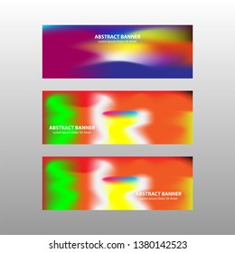 Vector abstract design banner web template. - Vector