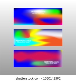 Vector abstract design banner web template. - Vector