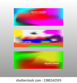 Vector abstract design banner web template. - Vector