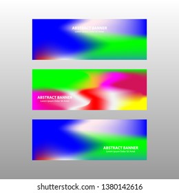 Vector abstract design banner web template. - Vector