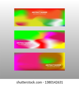 Vector abstract design banner web template. - Vector