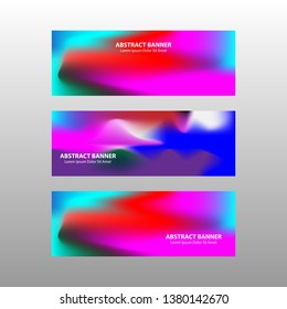 Vector abstract design banner web template. - Vector