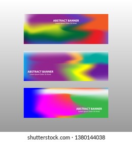 Vector abstract design banner web template. - Vector