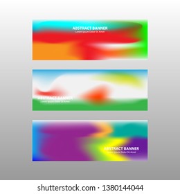 Vector abstract design banner web template. - Vector