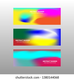 Vector abstract design banner web template. - Vector