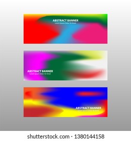 Vector abstract design banner web template. - Vector