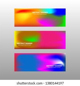 Vector abstract design banner web template. - Vector