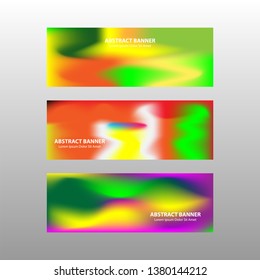Vector abstract design banner web template. - Vector