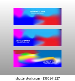 Vector abstract design banner web template. - Vector