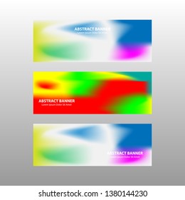 Vector abstract design banner web template. - Vector