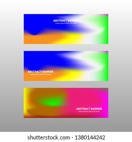 Vector abstract design banner web template. - Vector