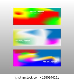 Vector abstract design banner web template. - Vector