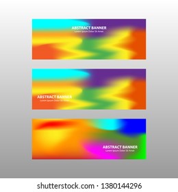 Vector abstract design banner web template. - Vector