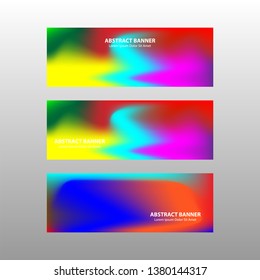 Vector abstract design banner web template. - Vector