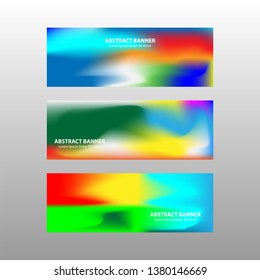 Vector abstract design banner web template. - Vector
