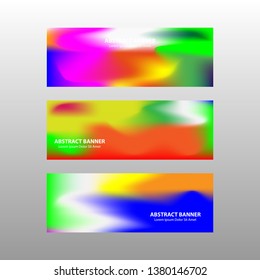 Vector abstract design banner web template. - Vector