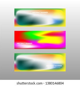 Vector abstract design banner web template. - Vector