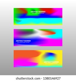 Vector abstract design banner web template. - Vector