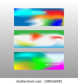 Vector abstract design banner web template. - Vector