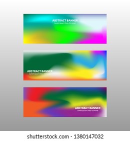 Vector abstract design banner web template. - Vector