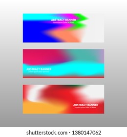 Vector abstract design banner web template. - Vector