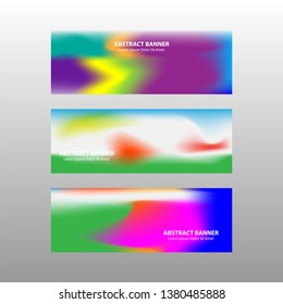 Vector abstract design banner web template. - Vector