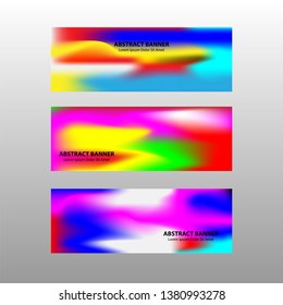 Vector abstract design banner web template. - Vector